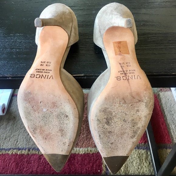 Vince Celeste D’Orsay Pump in Woodsmoke Color - Picture 3 of 3